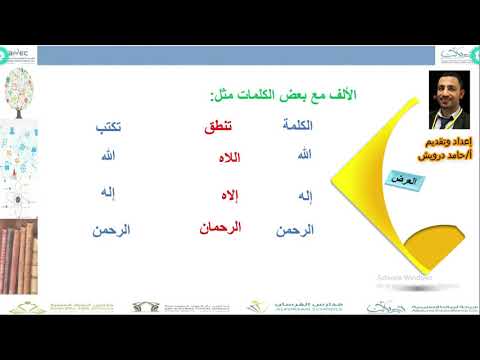 حروف تنطق ولا تكتب إعداد وتقديم أ حامد درويش