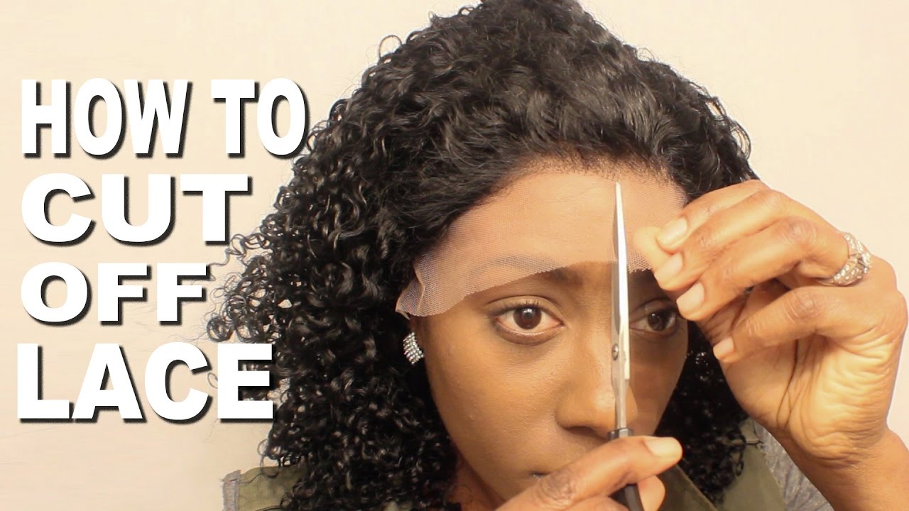 QUICK & EASY Way to cut off Lace on Lace Wig