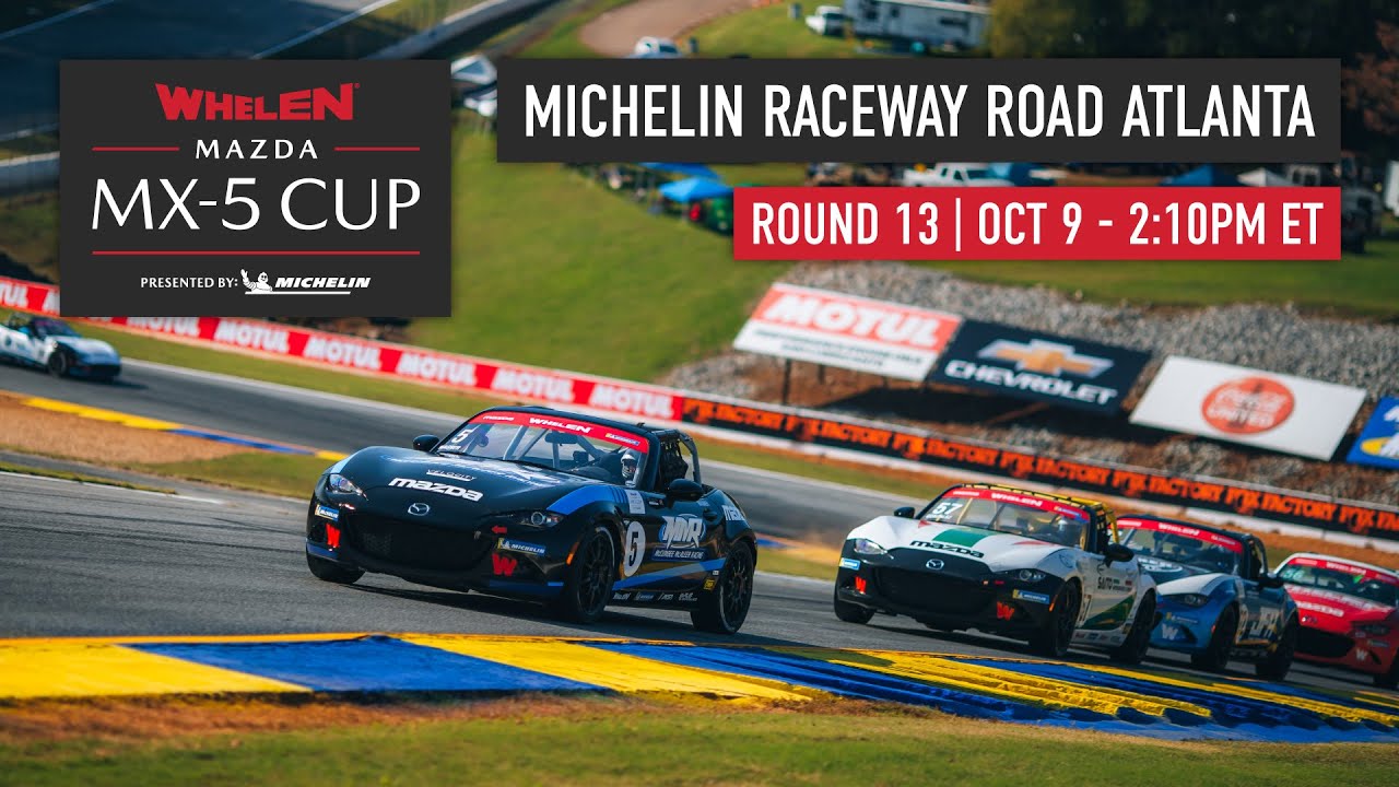 Mazda MX-5 Cup 2025 | Round 13 - Road Atlanta | Livestream - YouTube