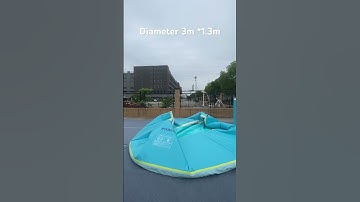 It’s easy to set up your inflatable pool IPOOLGO inflatable swimming pool #inflatablepool #pool #fyp