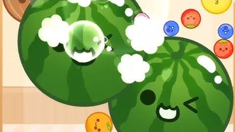 2 Watermelon Pop! Satisfying ASMR Fruit Drop Merge Melon Game #games #asmr #puzzlegame #mobilegame 