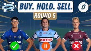 NRL Supercoach 2024 | Buy, Hold and Sell | Round 5 Trade Targets