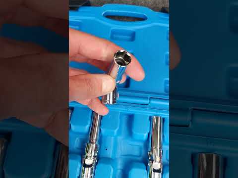 Набір шарнірних головок для важкодоступних місць 6шт (8, 9, 10, 12, 14, 16мм)ZBTools (zb3288), видео 1