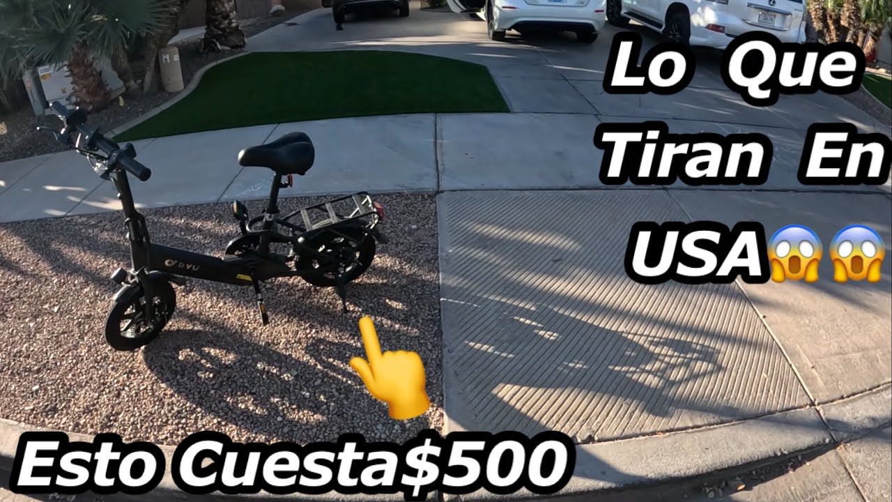 Lo que tiran en usa🤑ME REGALAN colchon y   PATIN ELECTRICO DE $500 dólares 