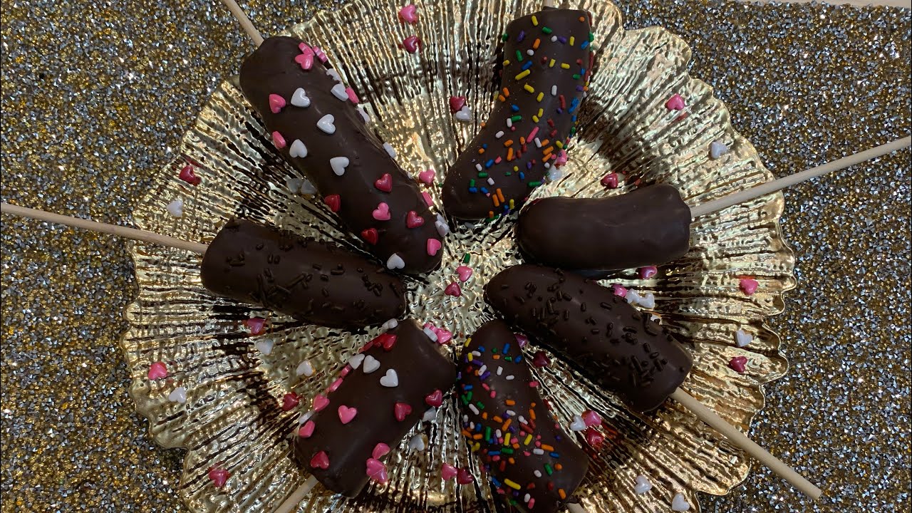 Cómo Hacer Chocobananas # Plátanos Cubiertos De Chocolate - YouTube