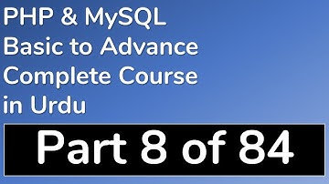 08 How to use Special Character and Variable name in PHP - PHP&MySQL Tutorial in Urdu BasictoAdvance