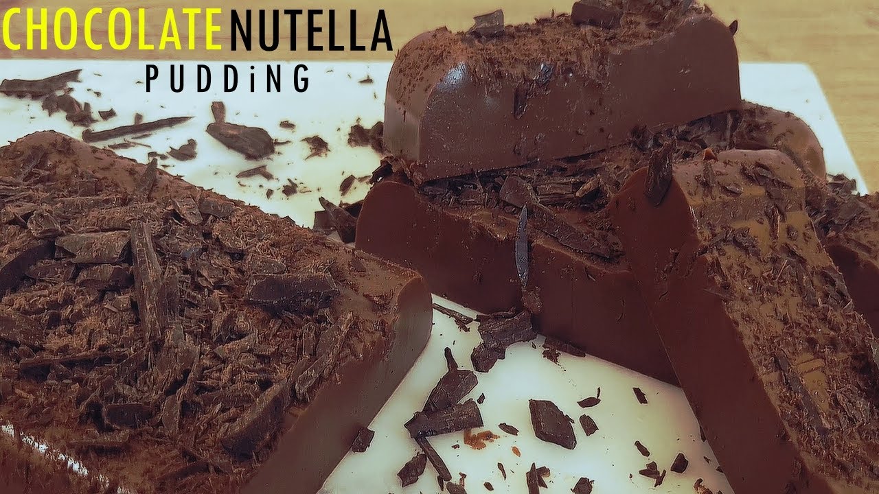 Chocolate Nutella Pudding Recipe | Simple, delicious and smooth pudding ...