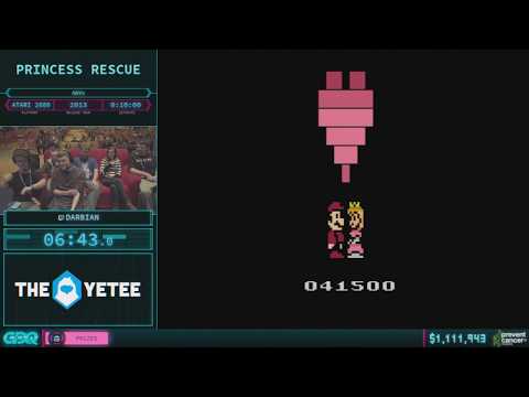 6:43 में डारबियन द्वारा राजकुमारी बचाव - AGDQ 2018 - भाग 140