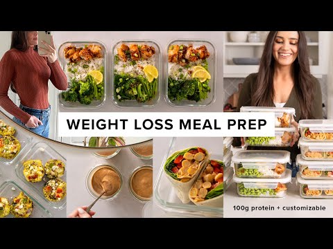 1 hour weight loss meal prep - 95g protein per day  super easy pt 4