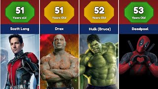 MCU Character's Age Comparison 2026   