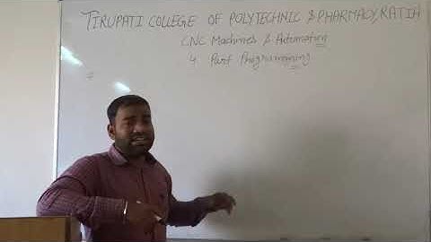 CNC; Part Programming, Lecture 02