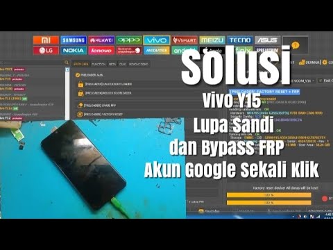 Solusi Vivo Y15 lupa Sandi dan Bypass Frp Akun Google sekali Klik