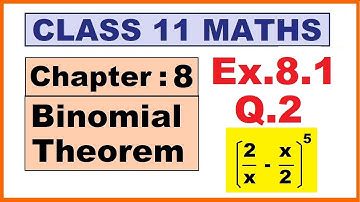 Maths 11 Ex.8.1 (Q.2) Ch:8 Binomial Theorem | Ncert | Cbse.