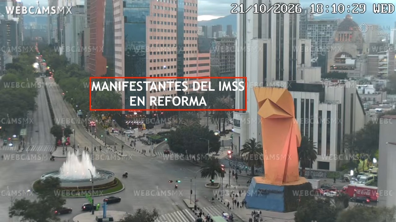 Paseo de la Reforma Live – Mexico City from Hotel B Urban Xaman — Mexico City, Mexico City live camera thumbnail