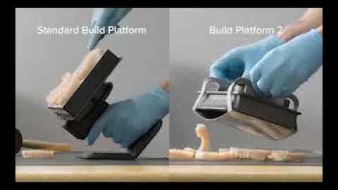 Formlabs Build Platform 2 for the Form 3B+ 3D Printer for Dental Applic ations