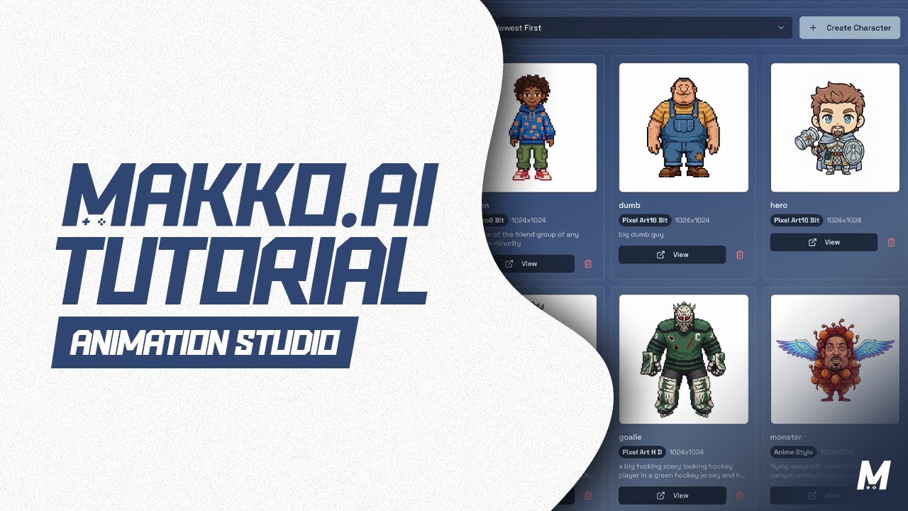 Makko AI Sprite Studio: Complete Character Animation & Sprite Sheet Guide
