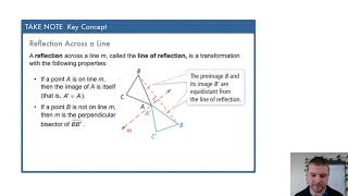 Geometry 9-2 Reflections: Problem 1 - Reflecting a Point Across a Line