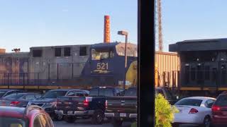 CSX W763 Light Engine Move - 10/20/17