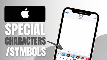 How To Type Special Characters / Symbols On iPhone - Complete Guide