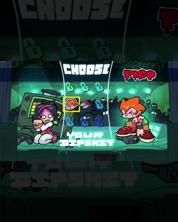 FNF UPDATE Cancel animation in character selection (Friday Night Funkin Update Official) #shorts