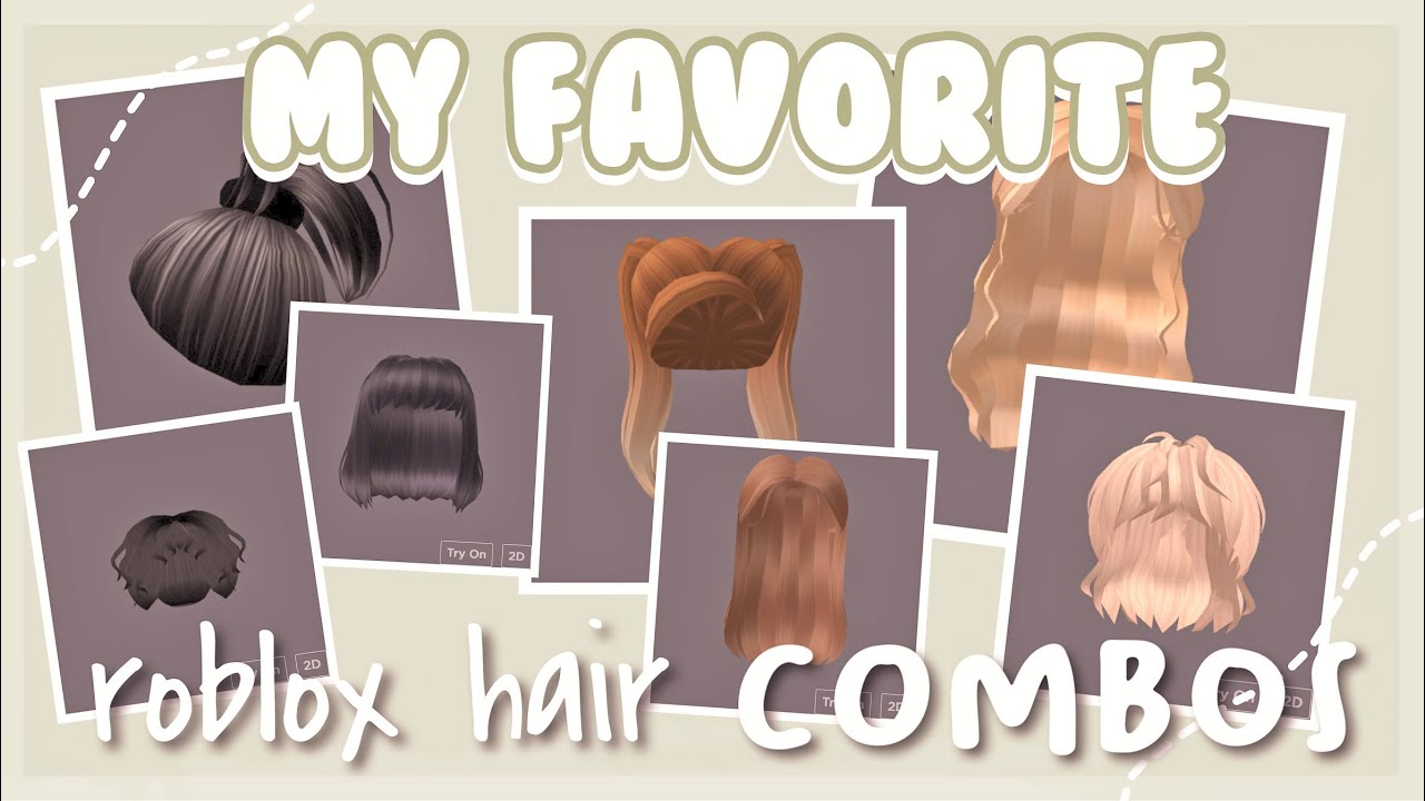 roblox hair combos with free hair｜TikTok Search