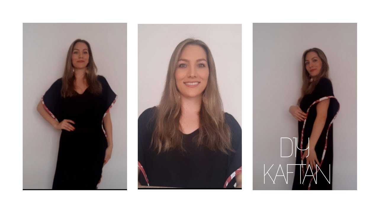 DIY Cómo hacer UN KAFTAN o TÚNICA ✔🙌 (Fácil, rapido y sin patrones)