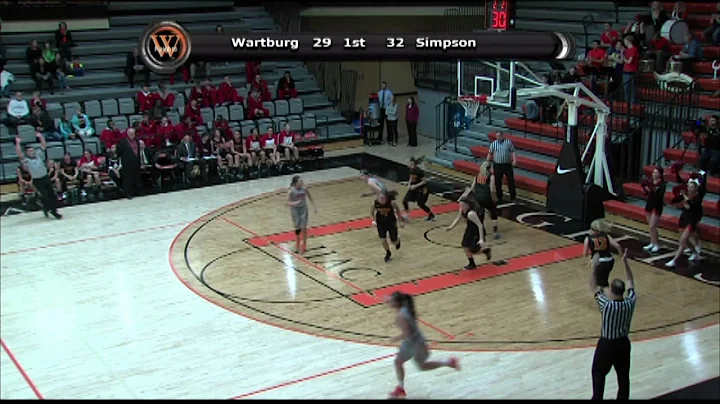Wartburg Women's Basketball vs. Simpson (Jan. 17, ...