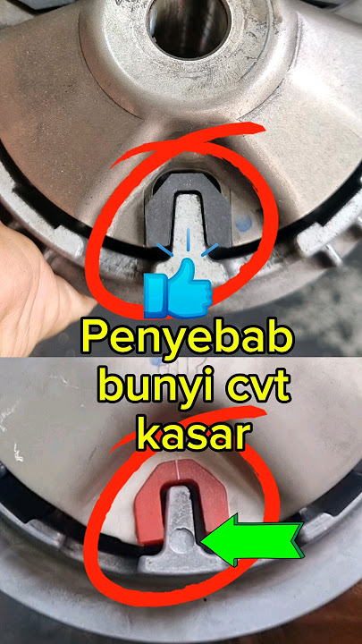 Salah satu penyebab cvt matic bunyi kasar #yamaha #honda #mio #nouvo#aerox #nmax#xeon#vario#beat#pcx