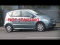 How to diagnose mercedes a b class starter fault