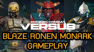 Modern Combat Versus - Blaze | Ronen | Monark Gameplay