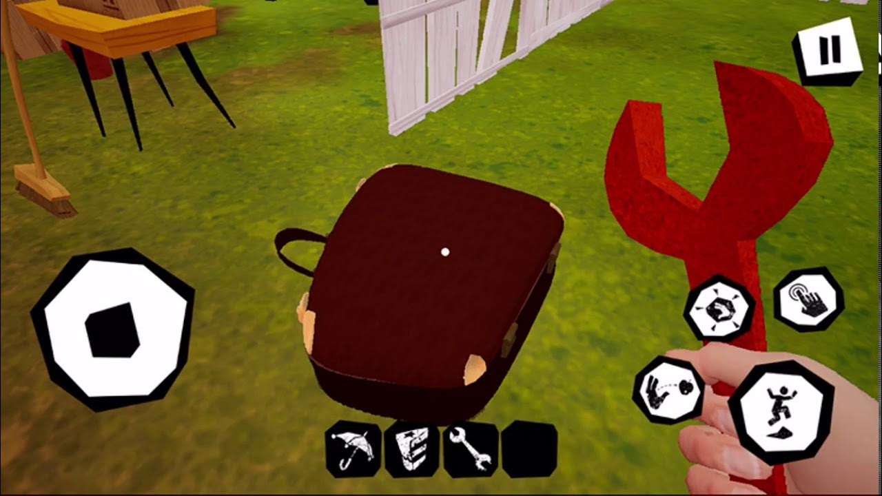 Hello neighbor act 3 how to get the gun and the globe simple YouTube