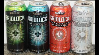 Summit Gridlock Energy Drink (ALDI): Original, Low Calorie, Extreme Red & Ultra White Review
