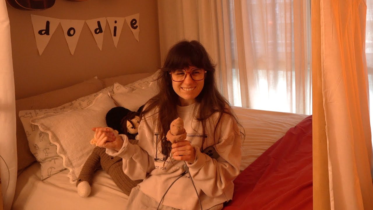 my improved mental state as shown by the whimsy of my bedroom