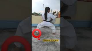 back stance (kokutsu dachi ) 🥋❤️🔥🇮🇳