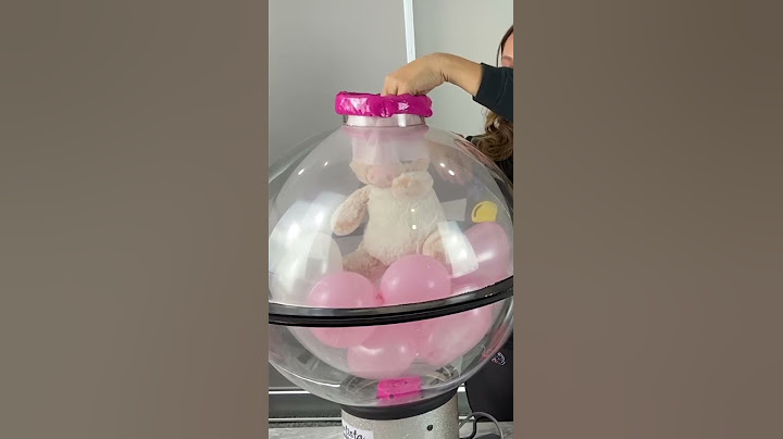 Peluche dentro de un globo (Englobado de regalos)