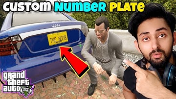 HOW TO INSTALL CUSTOM NUMBER PLATE IN GTA 5 |  GTA 5 Mods 2023 | Hindi/Urdu | THE NOOB