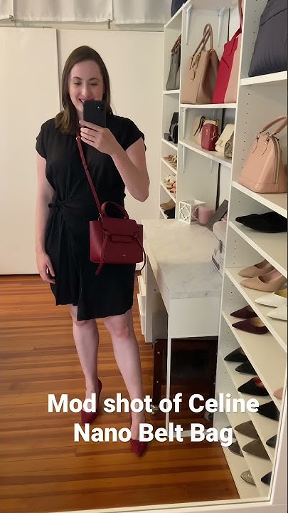 Celine Nano Belt Bag Crossbody Mod Shot 