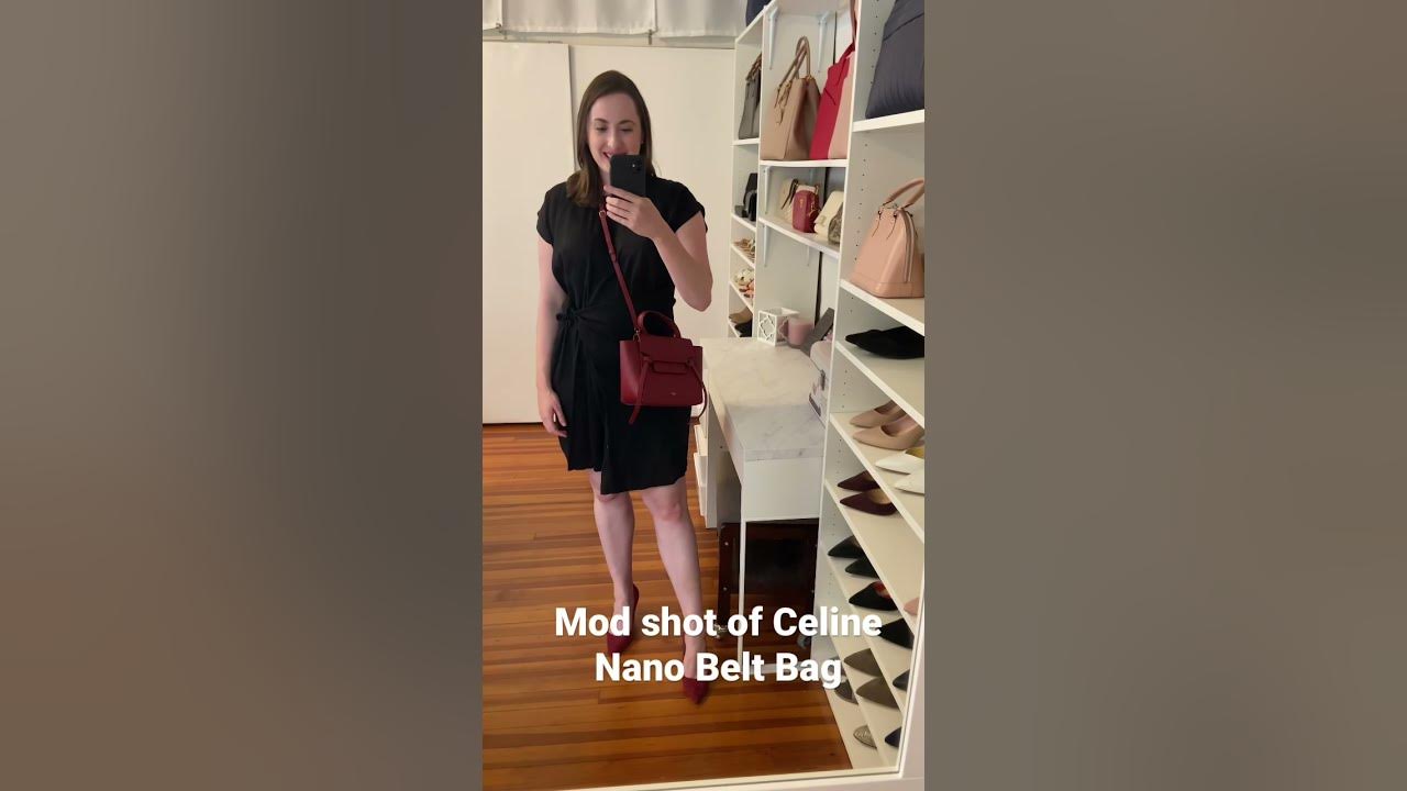 Celine Nano Belt Bag Crossbody Mod Shot 