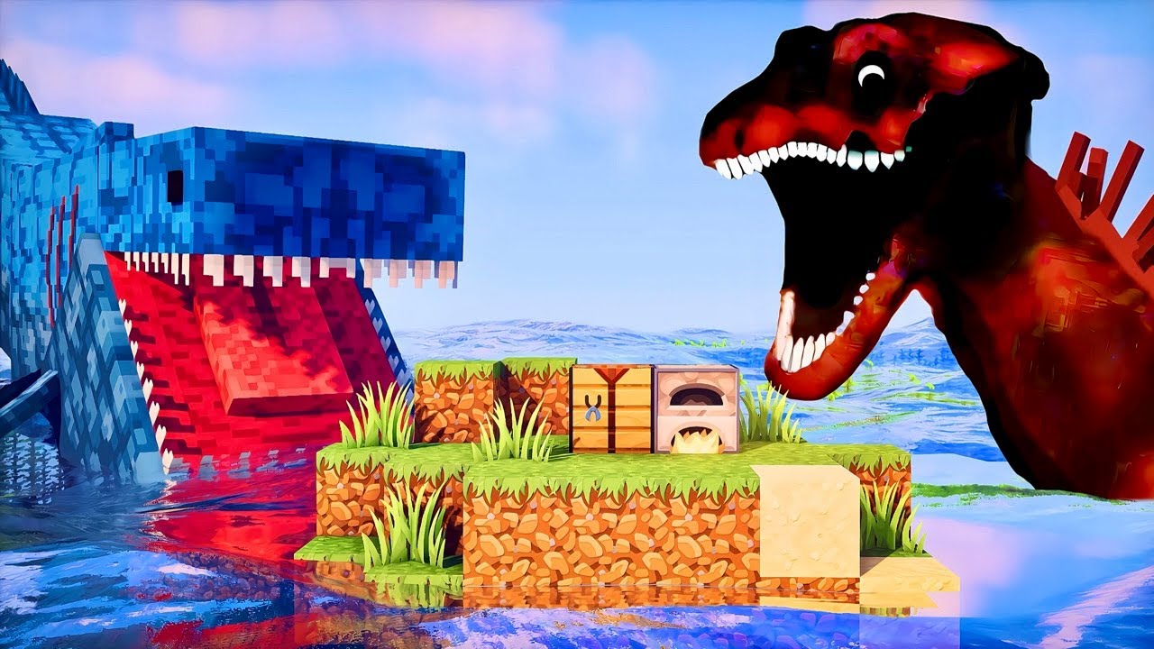 SOBREVIVO ATRAPADO EN LA ISLA DEL NUEVO BLOODBATH EN MINECRAFT