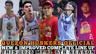 Quezon Huskers Official New & Improved Complete Line Up This 2026 Mpbl 8Th Season Mpbl Updates