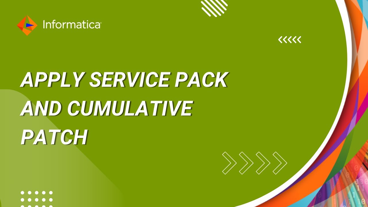 How to Apply Service Pack and Cumulative Patch