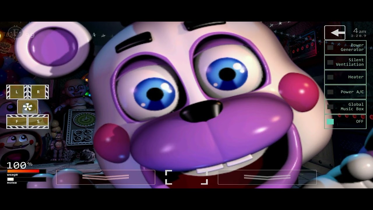 Eu jogando five nights at freddy's