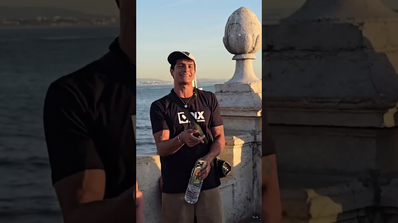 O Melhor Rapper do Brasil Fazendo rimas  insano em Portugal 