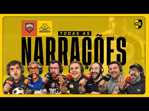 CAMBORIÚ 1x2 CRICIÚMA | TODAS AS NARRAÇÕES | CAMPEONATO CATARINENSE 2026 - 5ª RODADA