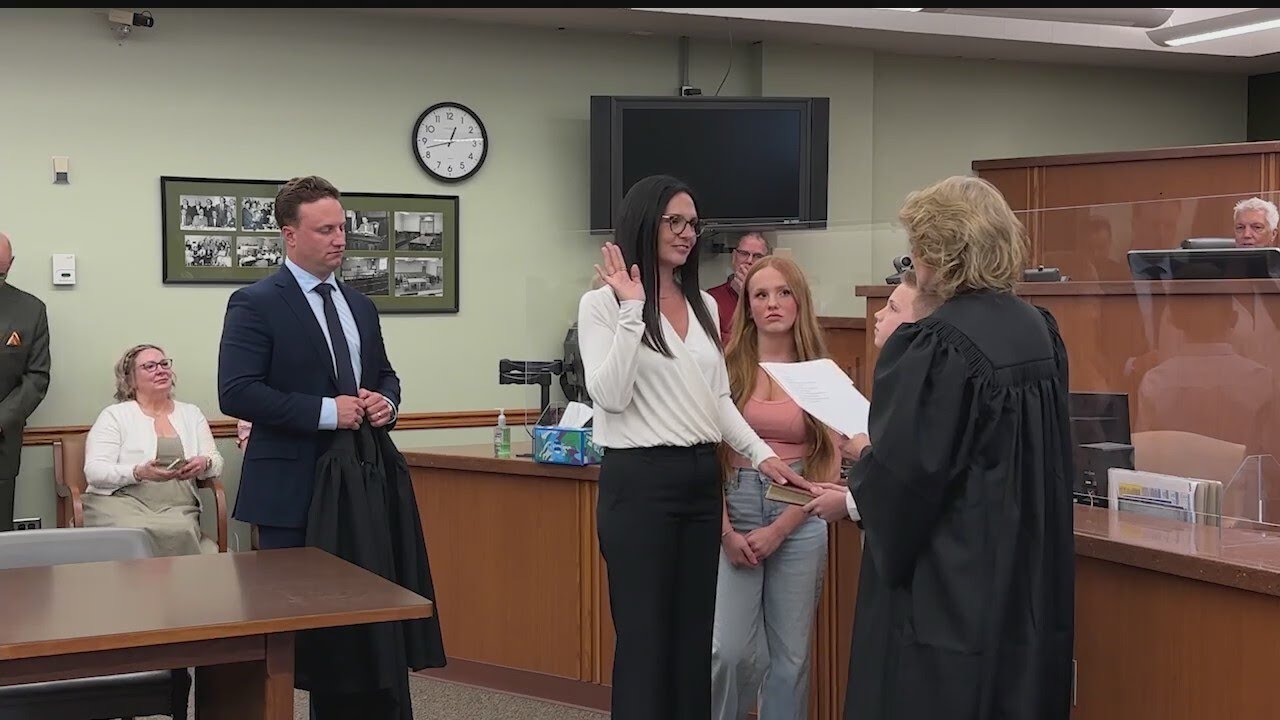 New local judge sworn in, making history - YouTube