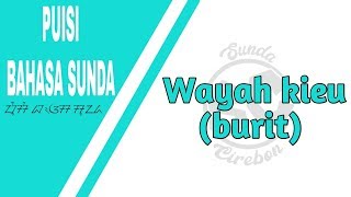Puisi Bahasa Sunda  :kopi pait bubuy capeu