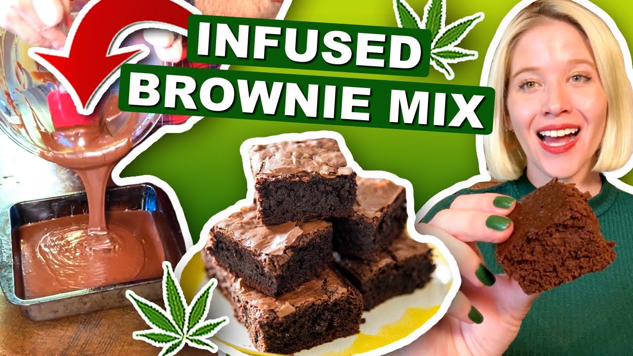 New PRE-INFUSED Brownie Mix 😋 Don't need cannabutter!