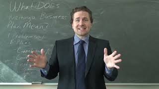 What is the Problem with Writing a Business Plan?