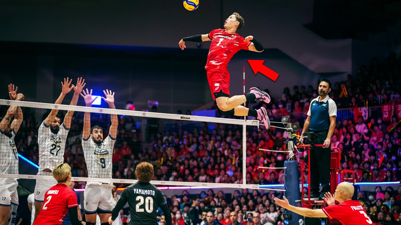 He is NOT A HUMAN !!! Yuji Nishida - 350cm Monster of the Vertical Jump !!!