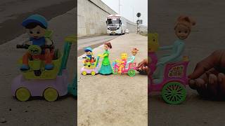 Remote Control Scooter Girl and Monkey Rickshaw Unboxing and Testing Shorts Viral Video ||